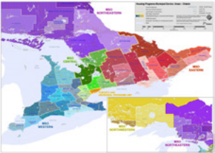 Map of Municipal Services Areas