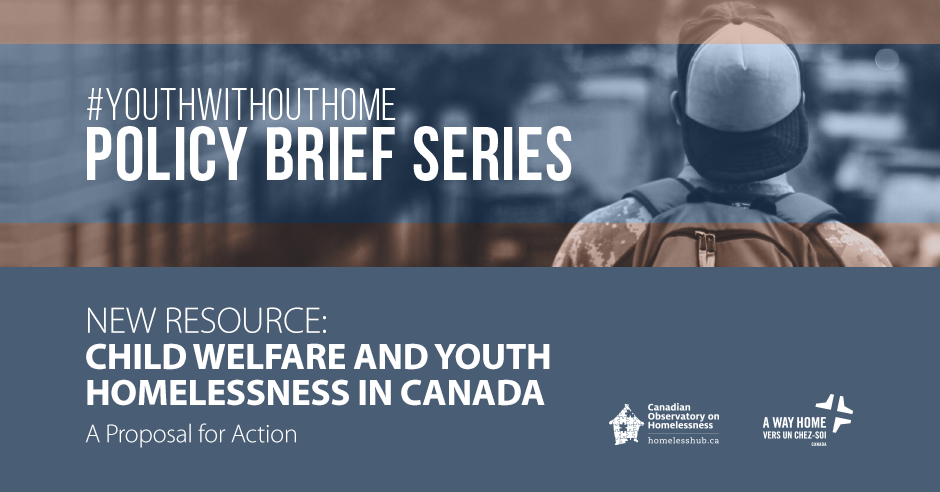 Child welfare and youth homelessness in Canada banner