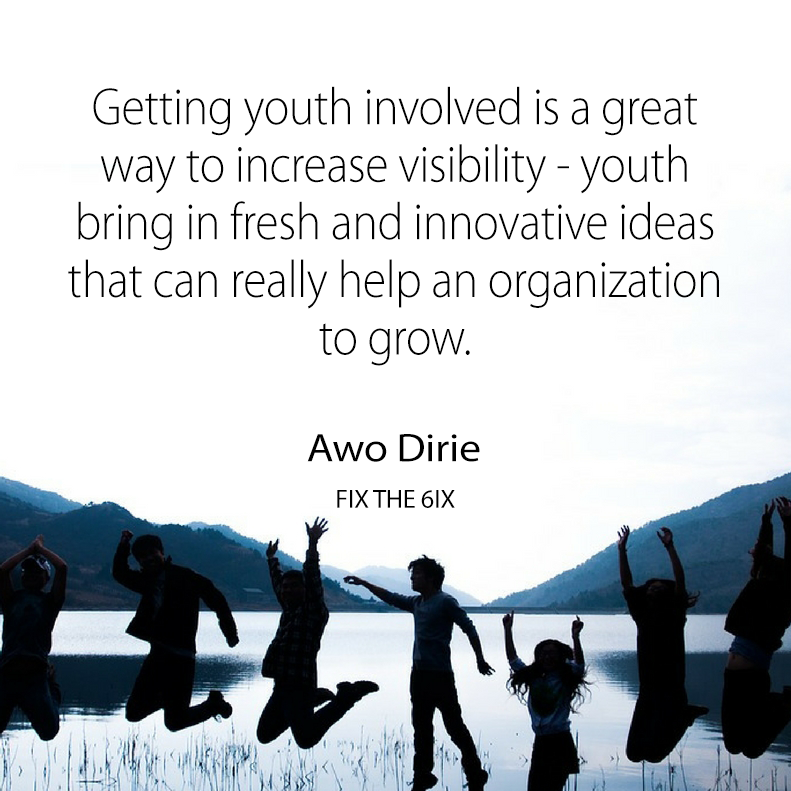 . Youth bring in fresh and innovative ideas that can also help an organization to grow and develop.