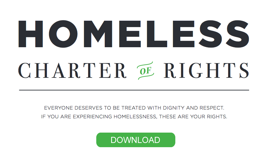 Download the Homeless Charter of Rights