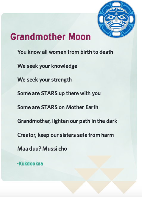 Grandmother Moon prayer