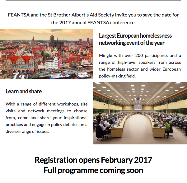 FEANTSA 2017 Policy Conference FEANTSA 2017 Policy Conference