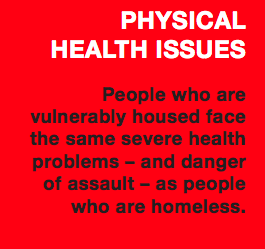 issues health homeless face folder