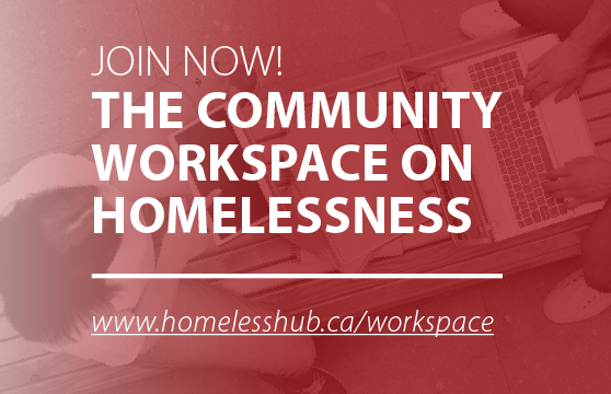 Join the community workspace on homelessness now.